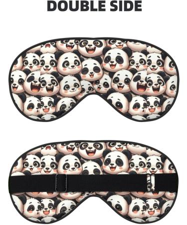 Double-Sided Cute Panda Eye Mask | Unisex Sleep Shade Cover for Ultimate Comfort - Buy Online on GoSupps.com