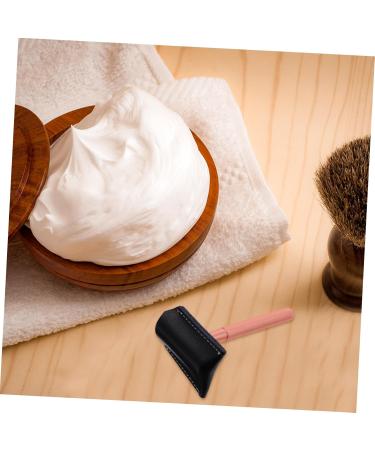 Minkissy 2-in-1 Razor Safety Cover & Travel Bag | Durable Leather Sheath for Secure Grooming on-the-Go - Buy Online on GoSupps.com