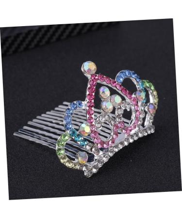 FRCOLOR Set of 2 Crystal Headpieces for Children Wedding Crown Wedding Headpiece Rhinestone Headwear for Women Mini Crowns Combs for Children Royal Party Mini Comb Hair Girls Edition Card - Buy Online on GoSupps.com