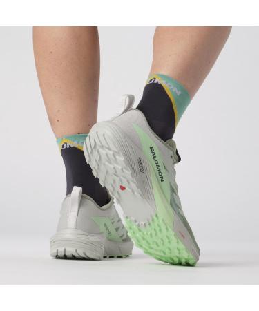 SALOMON Sense Ride Women's Trail Running Shoes - Cushioning Reactivity & Versatile Grip | 40 EU Sense Ride 5 Lily Pad Metal Green Ash - International Shipping Available - Buy Online on GoSupps.com