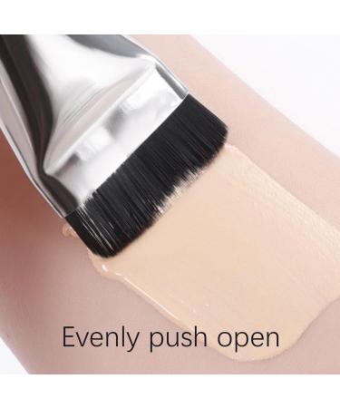 Flat Brush 5.4'' Flat Makeup Brush Thin Blade Liquid Brush Soft Bristles Contour Brush Concealer Brush for Streak-Free Coverage Natural Finish Liquid Brush - Buy Online on GoSupps.com