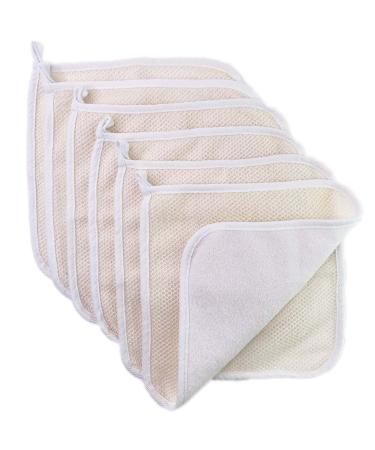 PPHAO - Soft Weave Washcloth for Face - Face Washcloths - Exfoliating Washcloths for Dead Skin - Exfoliating Towel Pack - Bulk - Washcloths Scrubber for Body and Face - Towel - 6 Pack