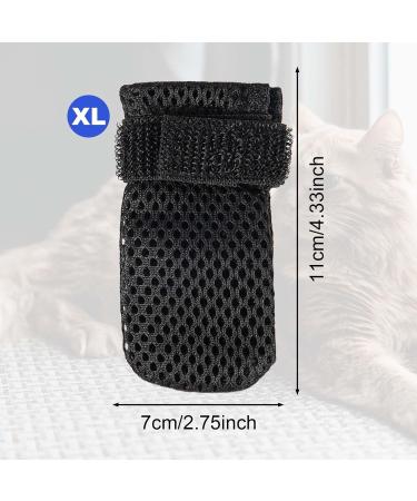 4pcs Anti Scratch Cat Mittens Adjustable Mesh Cat Foot Covers Breathable Cats Paw Covers Cat Nail Gloves Cat Paw Protector Cat Booties for Pet Bathing Cutting Nails Checking (XL Black) - Buy Online on GoSupps.com