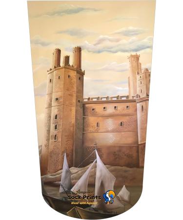 Amputee Stump Sock Wales Castle Mural B 3Ply - Heal with Appeal - Buy Online on GoSupps.com