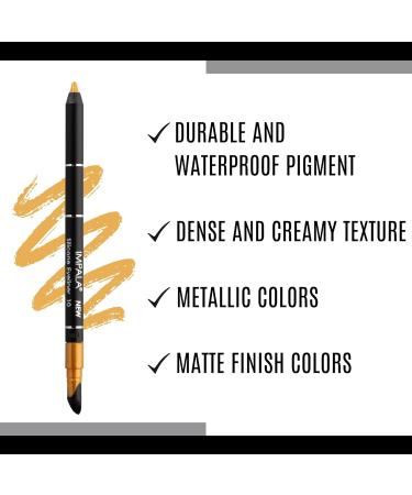 IMPALA Waterproof Eyeliner - Silicone Gold No. 10 | Creamy Texture for Defined or Smudged Look | Long-Lasting & Water-Resistant - Buy Online on GoSupps.com
