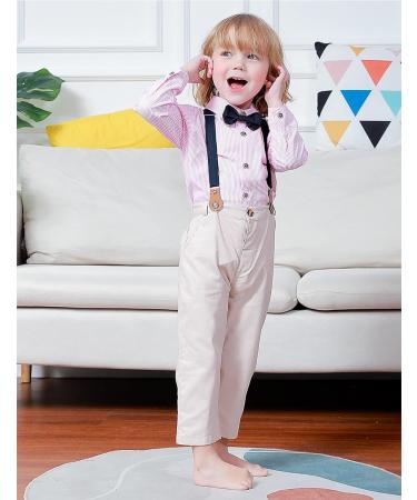 Mint Green Baby Boy Outfits Set 4pcs Gentleman Wedding Suit 12-18 Months - Pink - Buy Online on GoSupps.com