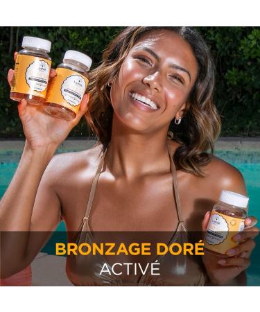 Lashil Beauty - Good Sun - Food Supplements - Self-Tanning and Sun Preparer - Proven Effectiveness - Made in France - Vitamin E Beta-Carotene Vitamin A - 60 Gummies - Buy Online on GoSupps.com