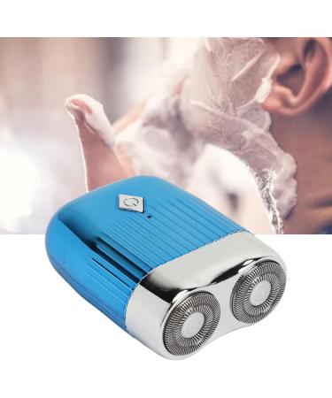 Electric Hair Trimmer Smoothing Cutting Long Endurance Double Cutter Heads Hair Grooming Clipper 300mAh Battery for Travel Use (Blue) - Buy Online on GoSupps.com