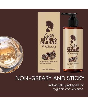 Uoqpty Curl Cream for Wavy Hair 100ml Curly Lotion For Wavy Hair Smoothing Lotion Hair Care Products Daily Use Morning Evening - Buy Online on GoSupps.com