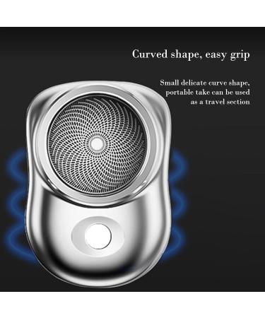 Electric Rechargeable Shavers for Men | Portable Electric for Men Type C Charging Shave for Smooth Shave Electric with Digital Display Silver - Buy Online on GoSupps.com