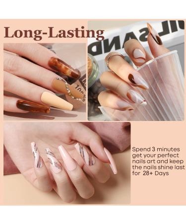Modelones 48 Color Gel Nail Polish Kit with UV Light Dryer - Nude Skin Tones + Glossy & Matte Top Coat, Base Coat, Bond Primer, Nail Glue, and Manicure Tools - Salon Quality at Home - Buy Online on GoSupps.com