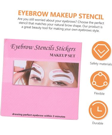 PLAFOPE 72pcs Eyebrow Stickers Eyebrow Tools Make up Kit Cosmetic Miss Non-woven Fabric Hair Care Product - Buy Online on GoSupps.com