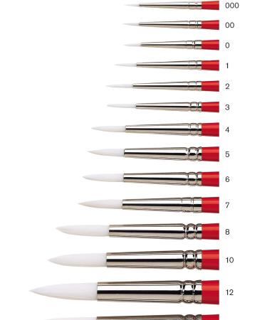 Winsor & Newton University Series 233 Round Brush - Size 4, Short Handle - Buy Online on GoSupps.com