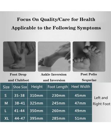 SFKLYU Adjustable Ankle Orthosis Support - Foot Drop Brace Splint for Muscle Weakness & Posture Correction - Buy Online on GoSupps.com