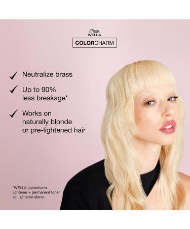 WELLA Color Charm T11 Lightest Beige Blonde Hair Toner 1.4 oz - Brass Neutralizing with Liquifuse Technology - Buy Online on GoSupps.com