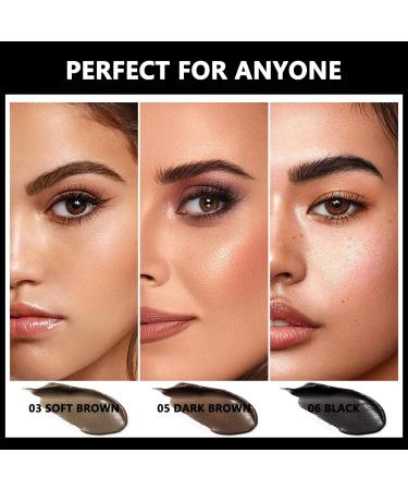 Anglicolor Eyebrow Tint Stamp Kit & Stencil Set - Waterproof Pomade in Soft Brown | Long-Lasting Brow Color with Brushes & Applicator - Buy Online on GoSupps.com