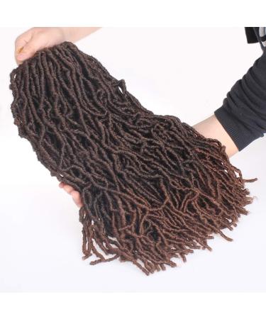 Xtrend 7 Packs 24 Inch Pre-Looped Nu Faux Locs Crochet Braids Hair Extensions Wavy Goddess Faux Locs Ombre Synthetic Braiding Hair Wavy Gpysy Soft Locs Crochet Hair 18strands/pack 1B/30# 24 Inch (Pack of 7) T30# - Buy Online on GoSupps.com