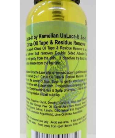 UnLace-It 2-n-1 Citrus Oil Tape & Residue Remover - 2fl oz | Eco-Friendly Fast-Acting Solution for Easy Adhesive Removal - Buy Online on GoSupps.com