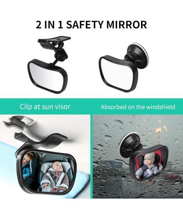 360 Baby Car Rearview Mirror - Safe Back Seat Monitoring for Infants | Shop Now - Buy Online on GoSupps.com