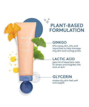 Nuria Defend Face Exfoliator - Gentle Exfoliating Scrub (120mL) | Non-Microbead Formula for Men & Women - Skin Care Essential - Buy Online on GoSupps.com
