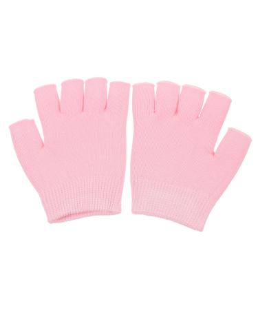 Didiseaon Didiseaon 1 Pair Cotton Gel Hand Moisturizers for Dry Hands Fingerless Gel Hand Moisturizers Men's Knit Sleep Spa