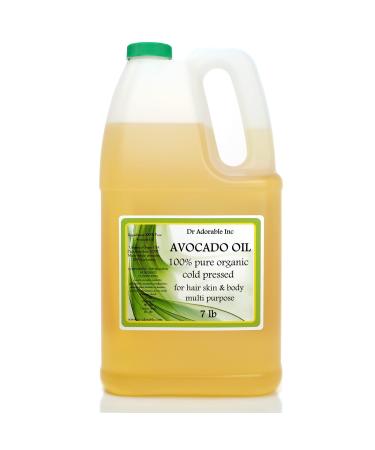 Dr Adorable Avocado Oil Organic Pure Cold Pressed 128 Fl. Oz/1 Gallon/7 Lb