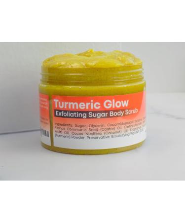 Joli Noir Turmeric Body Scrub | Exfoliating Sugar Scrub with Pure Cane Sugar & Pumice - Nourish & Revitalize Your Skin - Buy Online on GoSupps.com