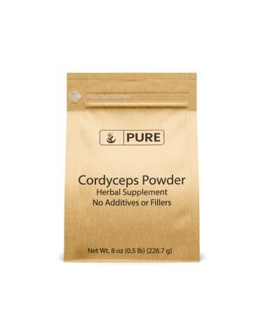 Pure Original Ingredients Cordyceps (8oz) Traditional Herbal Supplement Non-GMO Gluten-Free Lab-Verified 8 Ounce (Pack of 1)