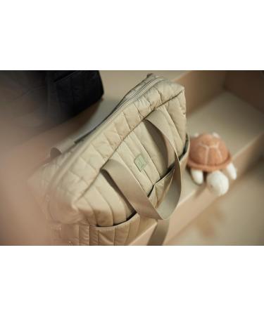 Jollein Changing Bag Puffed Moss - Olive Green - Water-Repellent Multifunctional Stroller Bag for Babies - Shop Internationally - Buy Online on GoSupps.com