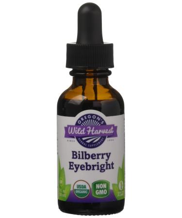 Oregon's Wild Harvest Bilberry Eyebright Organic Extract, 1 Fluid Ounce