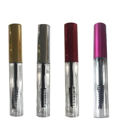Harilla 6x 10ml Reusable Empty Bottles for Eyelash Growth Oil & Mascara with Brush - Rose | International Shipping - Buy Online on GoSupps.com