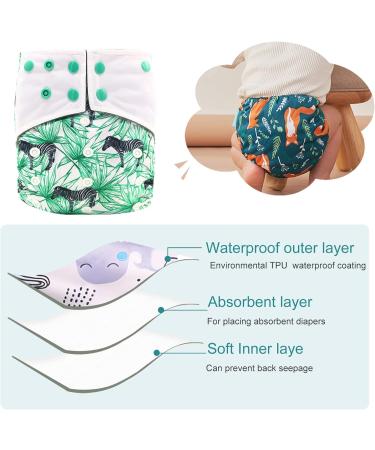 Maeau Washable Newborn Diaper Pants (3-16kg) - Waterproof & Stylish Fabric Diapers for Overnight Use | International Shipping Available - Buy Online on GoSupps.com