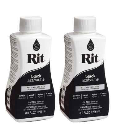 Rit Dye Liquid Fabric Dye, 8 fl oz, Black, 2-Pack - Buy Online on GoSupps.com