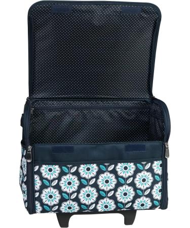 Everything Mary Collapsible Sewing Machine Case Teal - Craft Rolling Tote with Wheels - Buy Online on GoSupps.com
