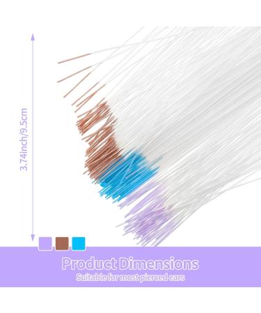 TIESOME Ear Hole Care Kit - 180Pcs Disposable Ear Cleaning Tools for Piercing Odor Removal | Perfect for Girls Women & Men (Purple Royal Blue Brown - Buy Online on GoSupps.com