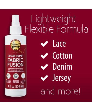Aleene's Fusion Spray Pump Fabric Adhesive - Fast Drying & Permanent - White - Buy Online on GoSupps.com