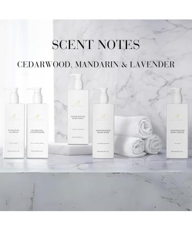 Bellagio Moisturizing Hand Wash - Scented with Cedarwood Green Mandarin Lavender - Cleansing & Hydrating Skin Care - Vegas Hotel Hand Soap - 10 oz - Buy Online on GoSupps.com