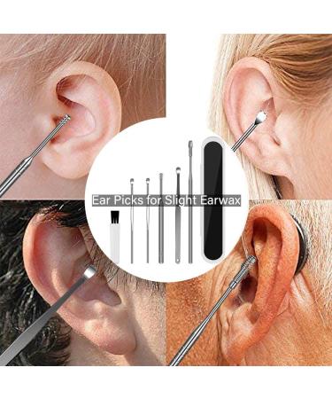BOCOOLIFE Earwax Removal Kit - Ear Cleaning System with Lighted Curette, Basin, and 30 Tips - Safe and Easy Ear Wax Cleaner for All Ages - Buy Online on GoSupps.com