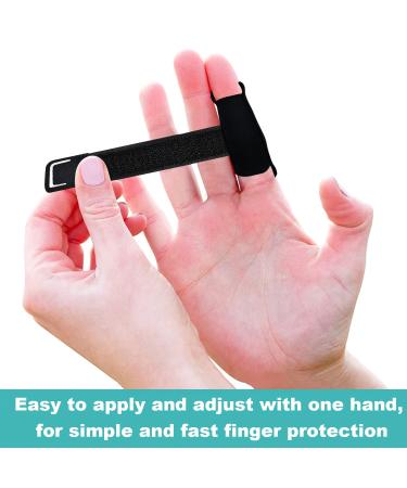 VHOPMORE Finger Splint Thumb Brace for Support & Arthritis Relief - Adjustable Trigger & Mallet Finger Splints for Sports Injuries - Ideal for Basketball, Volleyball, Tennis - Buy Online on GoSupps.com