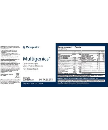 Metagenics Multigenics 90c - Buy Online on GoSupps.com