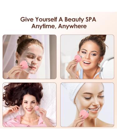 Skindion Levantamiento Facial Skindion - Skindion Levantamiento Facial Con Microcorriente Antiarrugas Rouleau de dispositif facial microcourant Mini masseur rouleau USB Anti- ge (Pink) - Buy Online on GoSupps.com