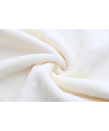 12 Pack Baby Washcloths - Extra Absorbent Microfiber Coral Fleece - Grey & White - 12x12 Inches - Newborns to Toddlers - Buy Online on GoSupps.com