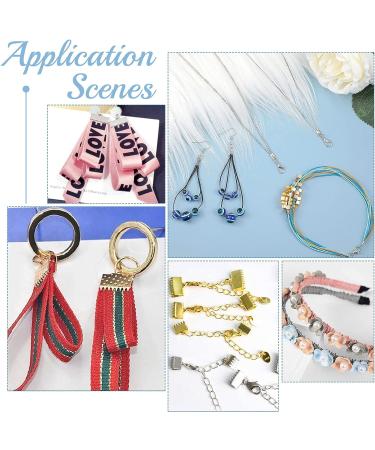 PandaHall 1800 Pcs Jewelry Finding Kit | Cord Ends, Clasps, Jump Rings | DIY Craft Making Set | Earring Bracelet Necklace Pendant Supplies - Buy Online on GoSupps.com