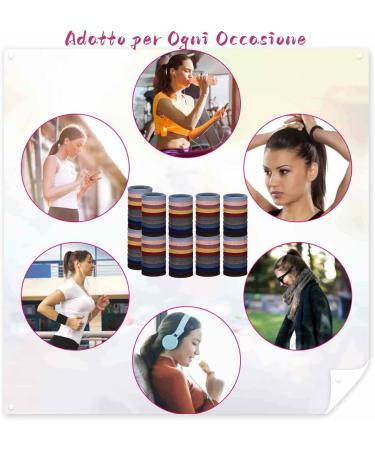 DAWOOWF 100 Pieces Women Hair Elastics No-Metal Hair Elastics Perfect for Women & Girls(10 Colors) - Buy Online on GoSupps.com