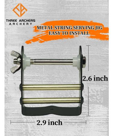 THREE ARCHERS Bowstring Serving Thread Jig - 120 yard/110m - Black - Buy Online on GoSupps.com