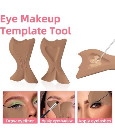 Eyeliner Stencil - Eye Makeup Stencil Eye Contour Guide - For Beauty Gatherings Daily Commuting Parties Travel Office Dates Weddings Photoshoots - Buy Online on GoSupps.com