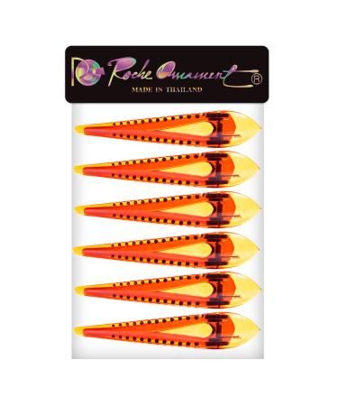 RC Roche 6-Piece Duck Beak Crocodile Hair Clips for Women & Girls - Strong Alligator Styling Clips in Small Brown - Buy Online on GoSupps.com