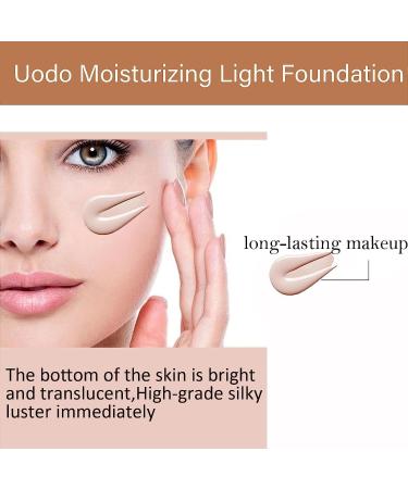 DryfLy UODO liquid foundationMoisturizing light foundationMatte Long Lasting FoundationMoisturizing waterproof and light long lasting foundation for all skin types Oil control W03 Warm skin Oil control W03 Warm skin - Buy Online on GoSupps.com