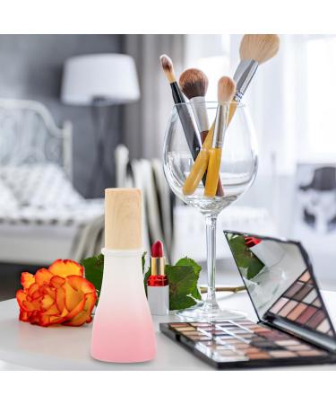 Healeved Refillable Cosmetic Jar Empty Cream Container Lotion Jar Glass Lotion Jar with Lid(40ml) Pink 13x5.2cm - Buy Online on GoSupps.com