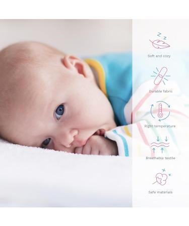 Soft Terry Cover for 70x50 cm Baby Changing Mat with Raised Edges - Pink - Buy Online on GoSupps.com